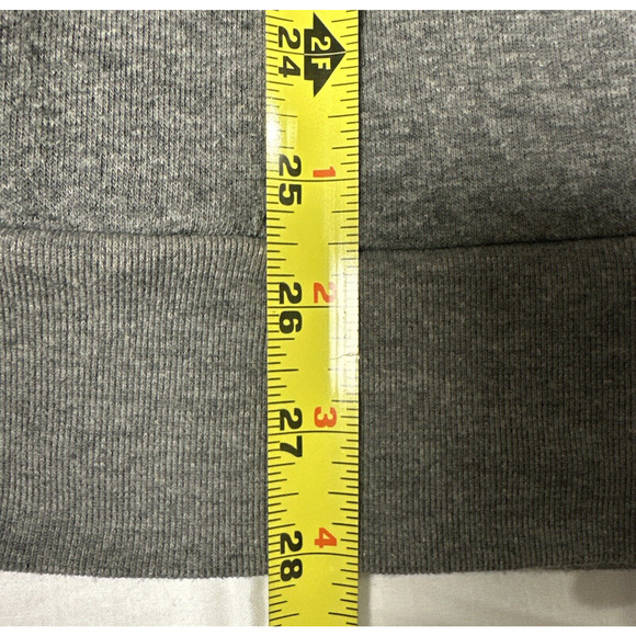 Bow & Drape Gray Hoodie Hand Sewn Gold Sequins Wine Glass Theme Size Medium Fun - Picture 13 of 13